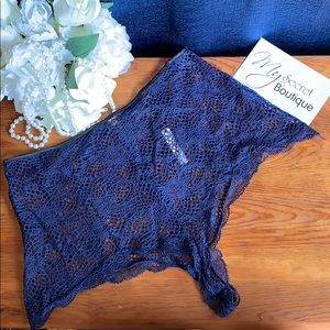 ❤️VS Navy Crochet Sleep Shorts✨